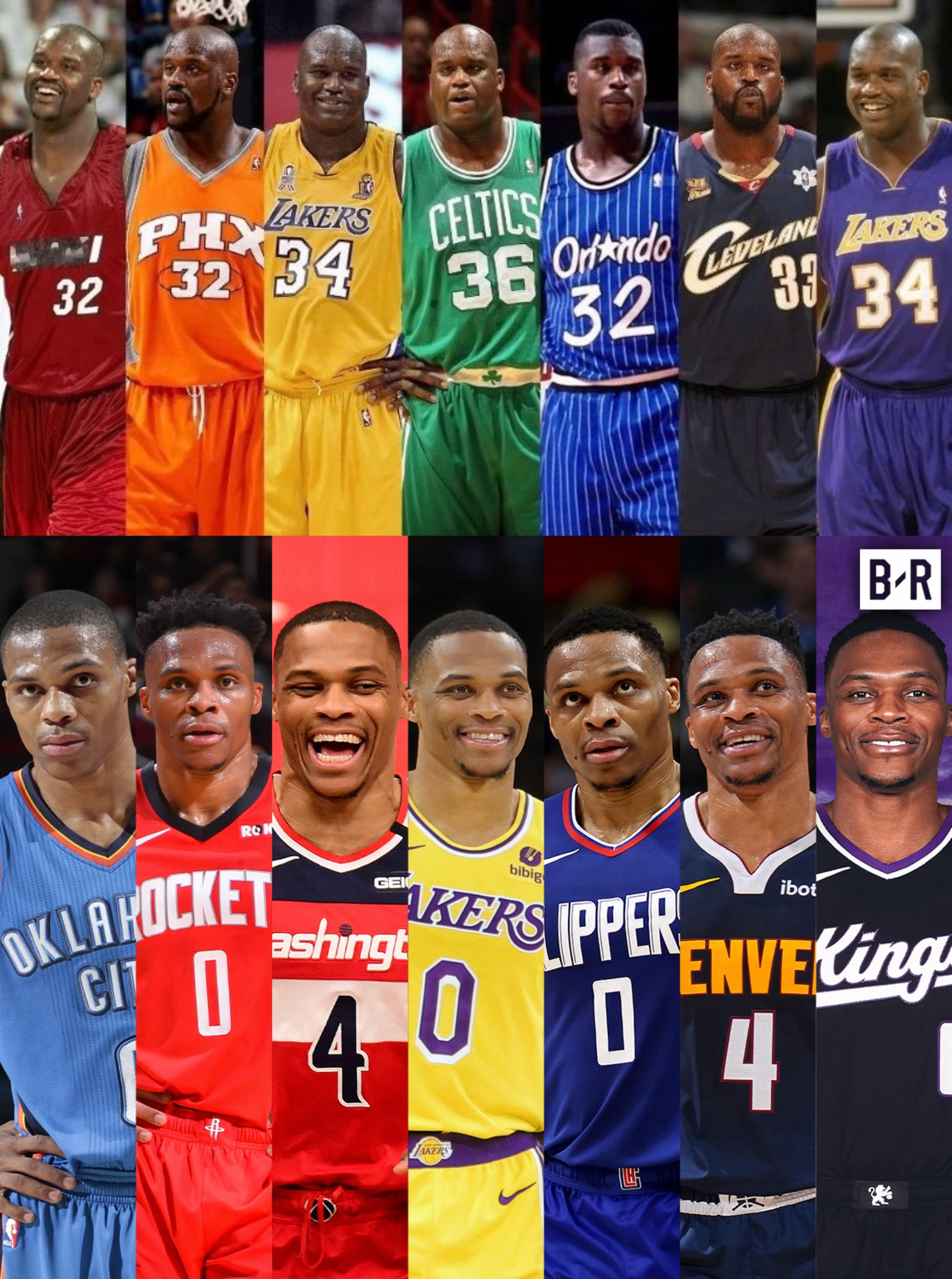 随着威少加盟国王，也是完成彩虹球衣挑战了。 ​​​