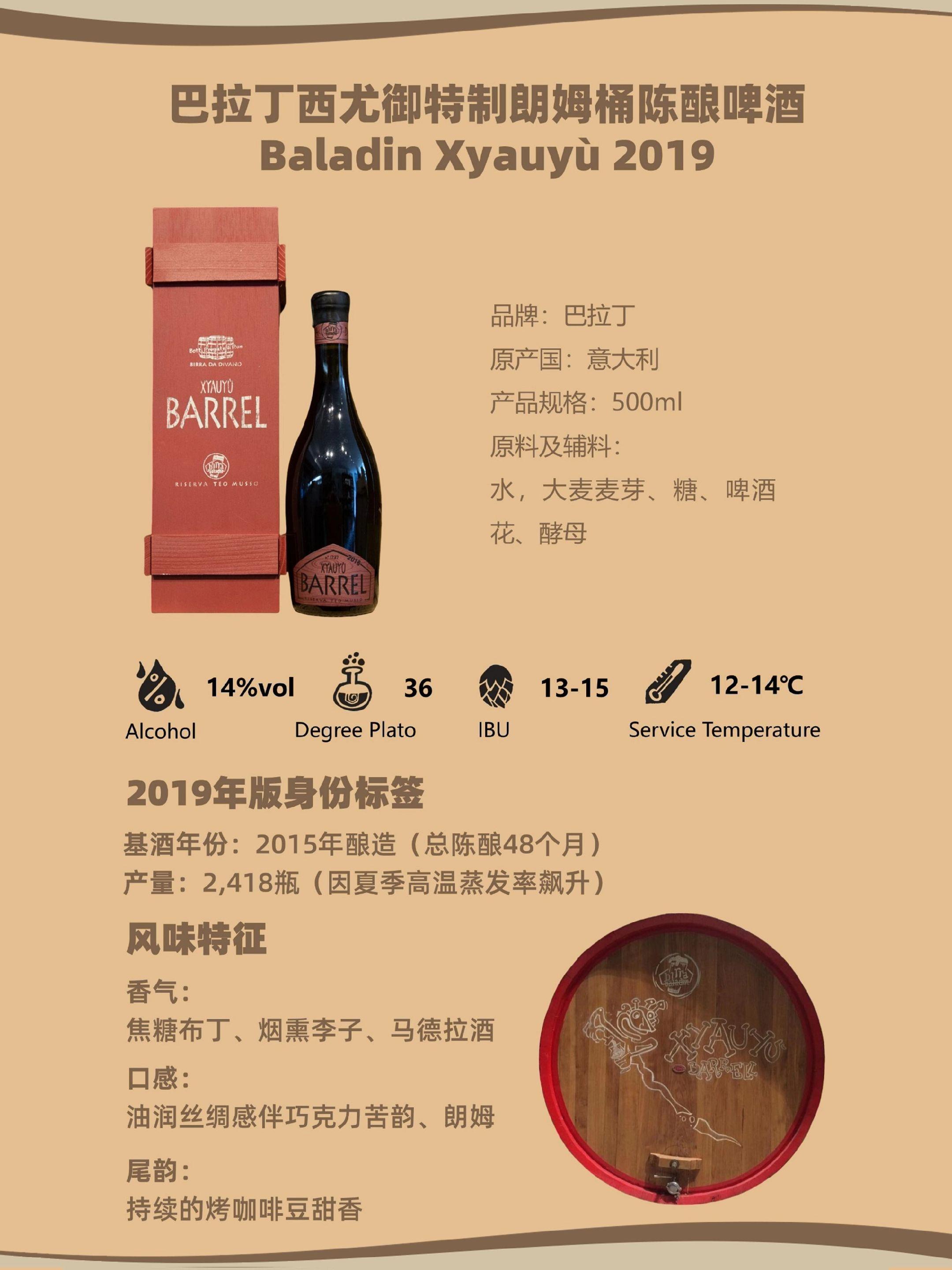 新酒到｜巴拉丁西尤御特制朗姆桶陈啤酒。这批来的限量款每一个SKU数量都...