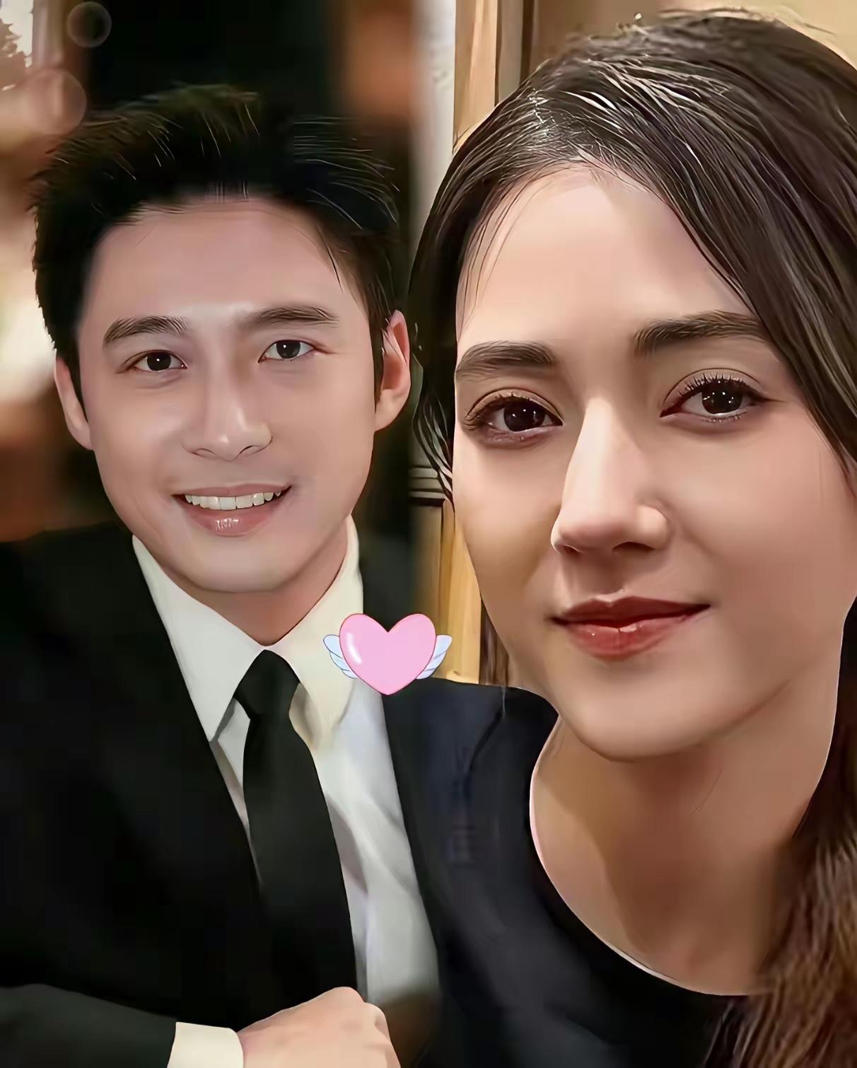 感觉两个人没有夫妻相。
选老婆的眼光真的不如他哥。