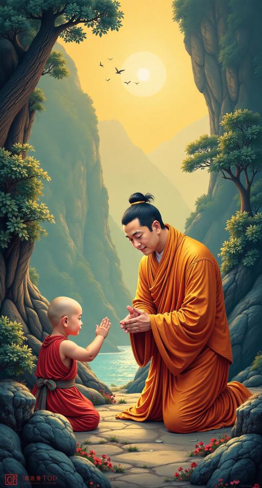 《愣严经》卷五(五)
65
【舍利弗清净】
舍利弗顶礼佛足，劫数漫长心清净。
历