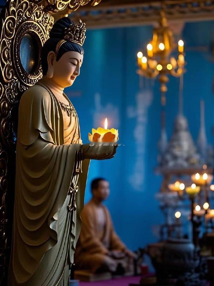 以灯为缘，累积无量功德，所求皆如愿，所盼皆抵达🙏 