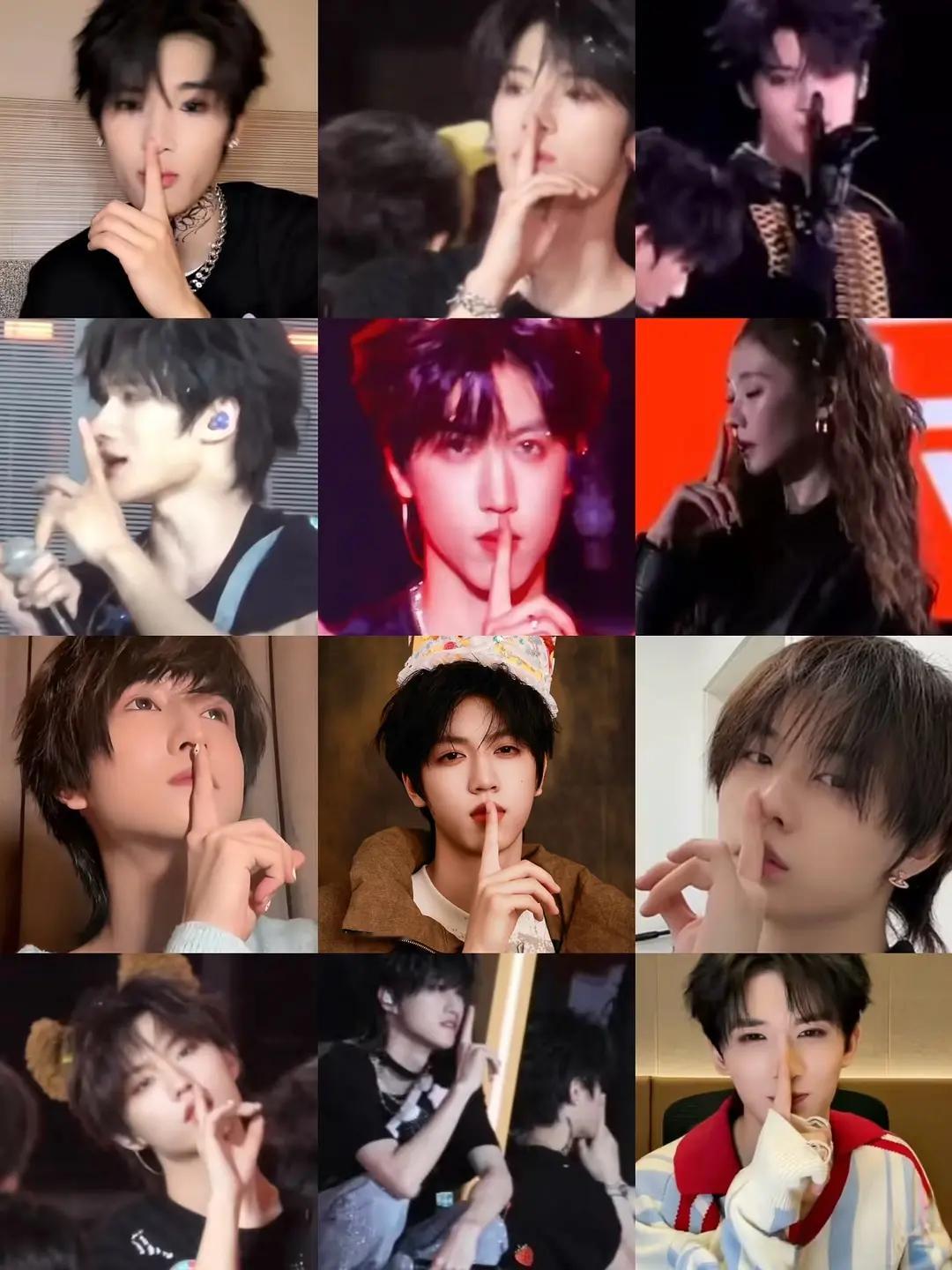 我对着张峻豪嘘手势不断衍生这张图笑了一上午啊啊啊啊内娱最严厉的纪律委员来了。张峻