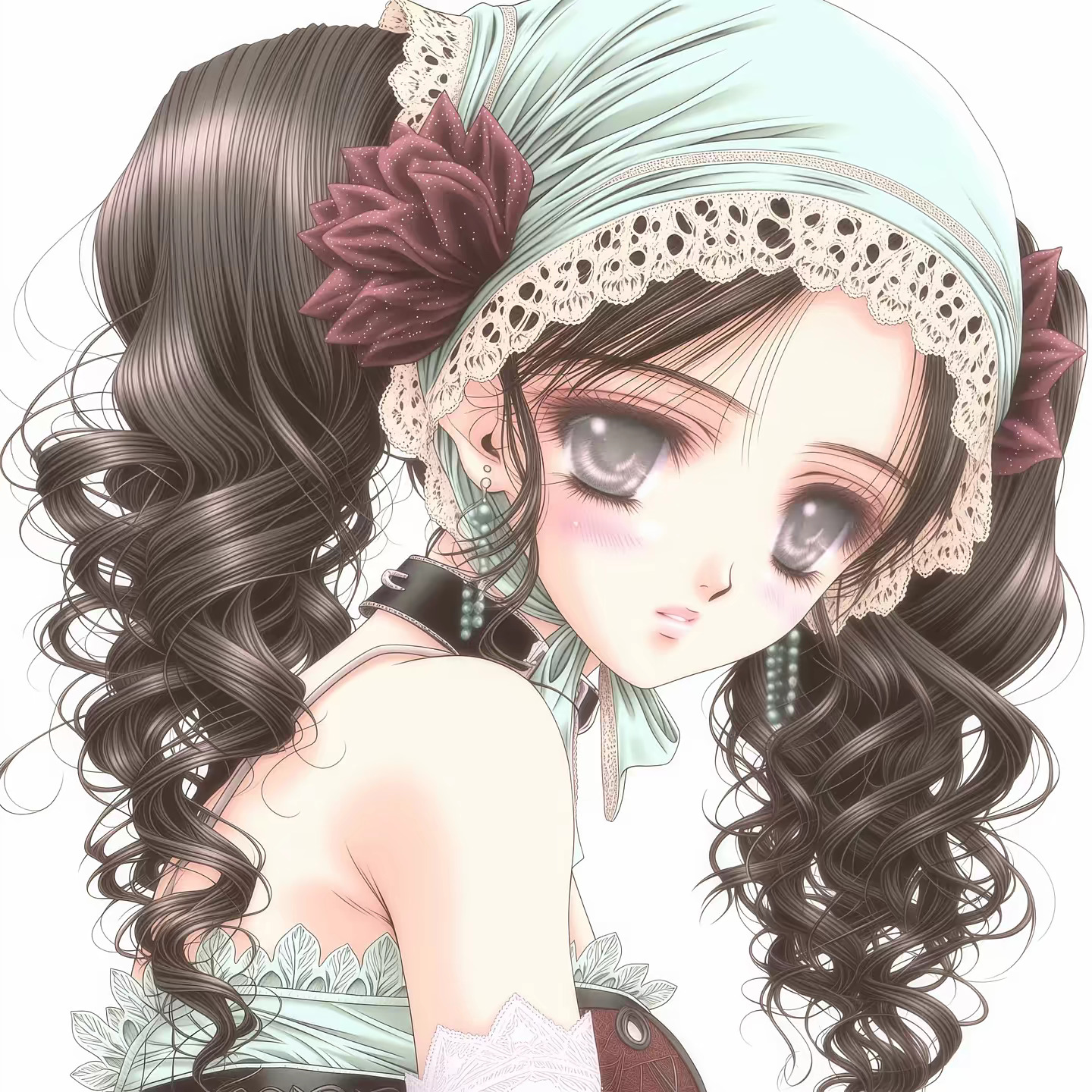 动漫女头|古早风女头|动漫头像 