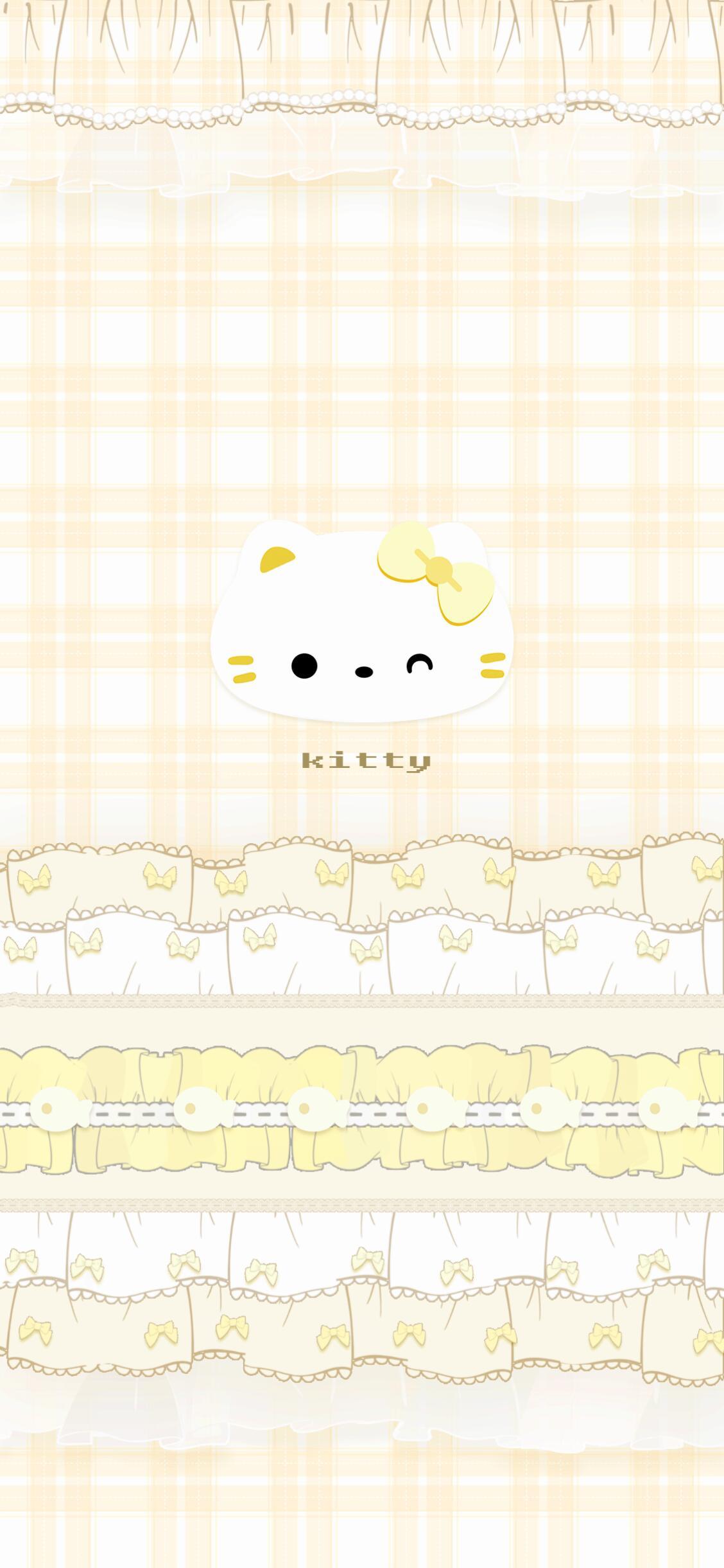 Kitty｜蕾丝风壁纸壁纸[超话] ​​​