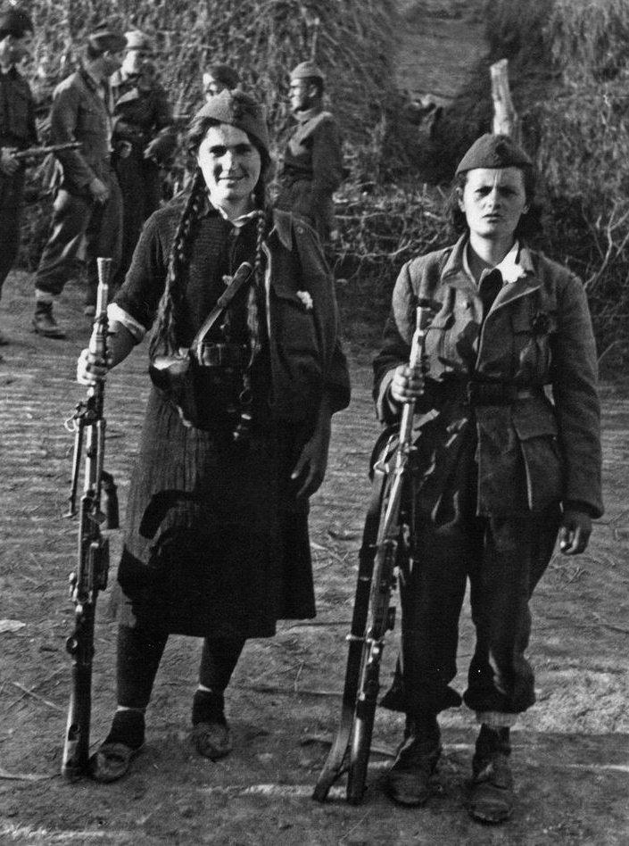 1944年，贝尔格莱德战略攻势行动中的南斯拉夫游击队。