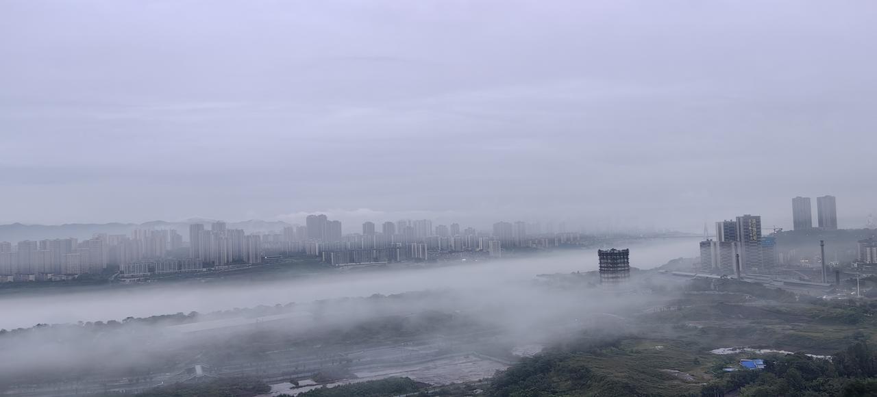 [送心]云☁️锁江湾——也算是雾都特有的风貌，好漂亮啊[爱慕]