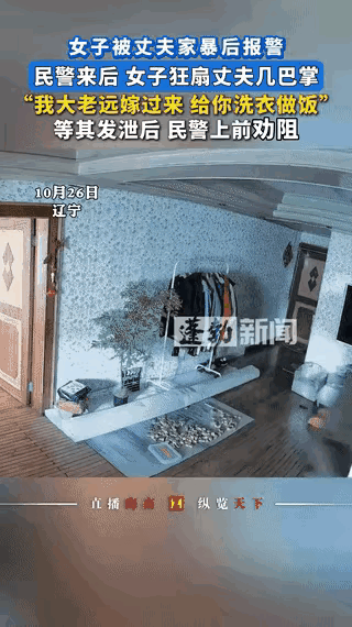 辽宁女子李梅因遭家暴报警。民警老张和小赵到场后，见李梅情绪激动，正在对丈夫王强进