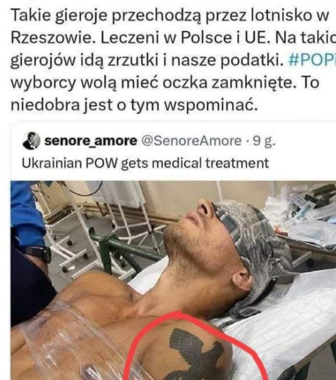 波兰社交媒体上因这张照片炸了锅！
大波波“正义”群众们对这张流出照片表现出无比愤