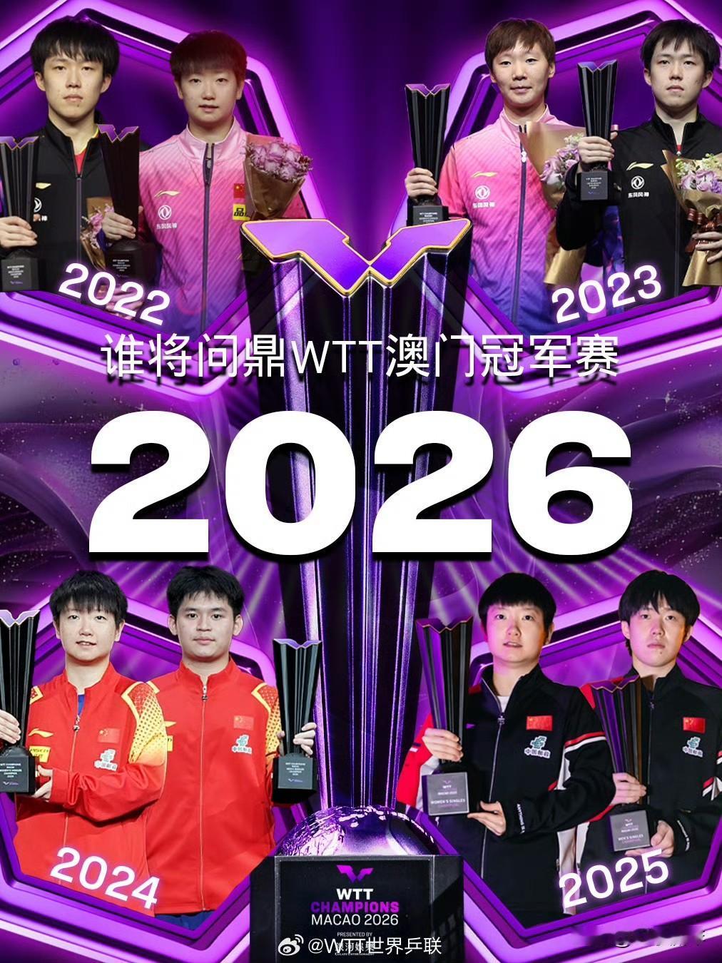 我去！
终于知道为什么澳门冠军赛孙颖莎、王楚钦、王曼昱、林诗栋都集体退赛了，因为