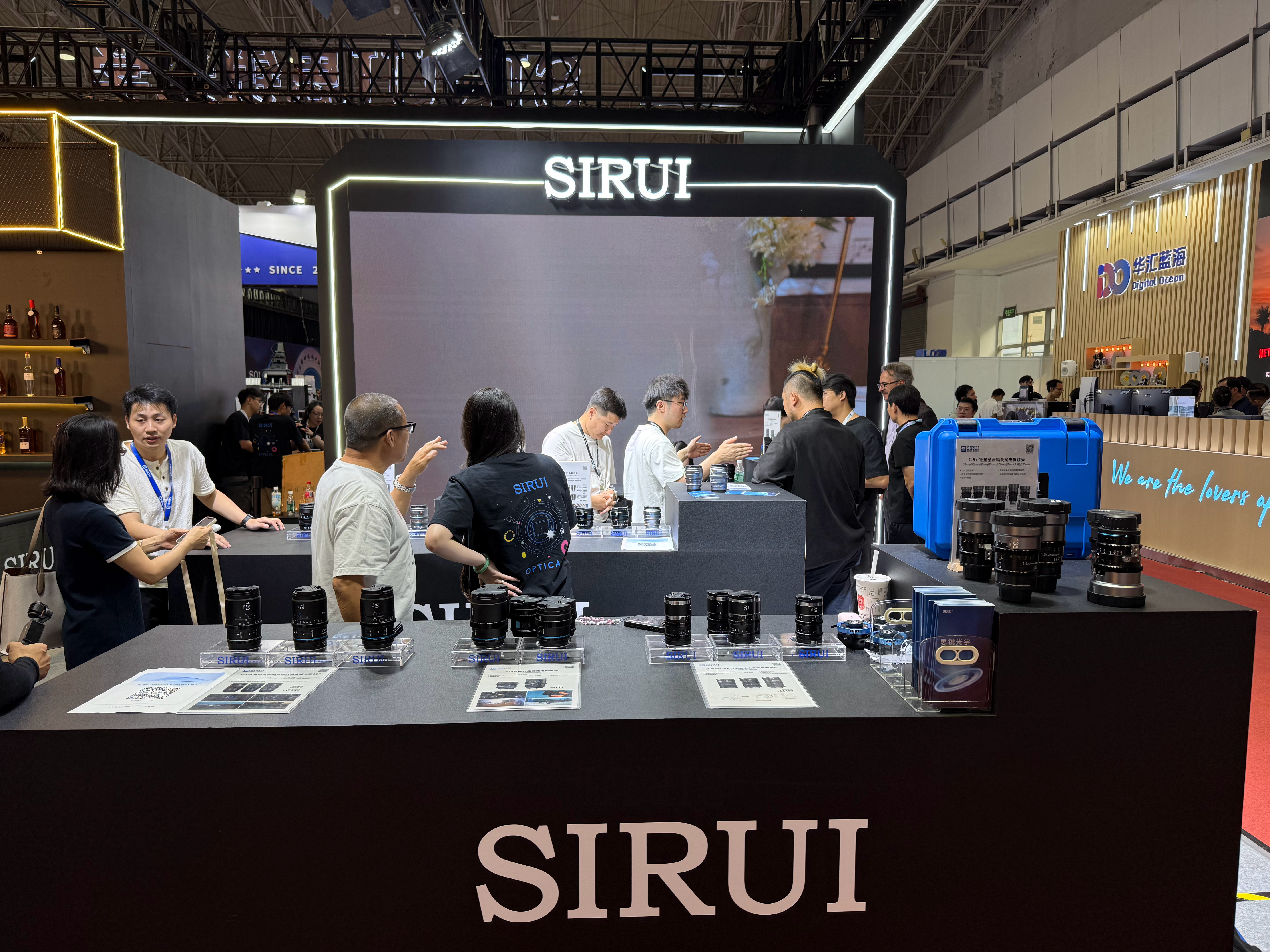 birtv2026思锐 BIRTV逛展｜思锐SIRUI展台📸产品线铺得很全：✅