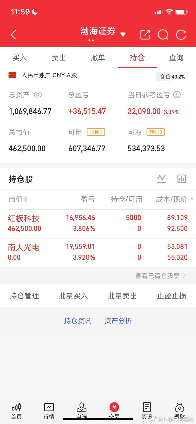 7月27日午评:大盘探底回升，下午会冲高回落吗？    截至10:00，两市多空