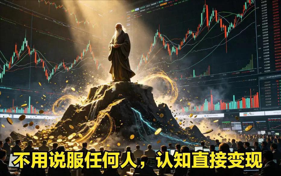 炒股最顶级的爽点：不用说服任何人，认知直接变现赚钱为什么很多人一旦接触炒股，就很