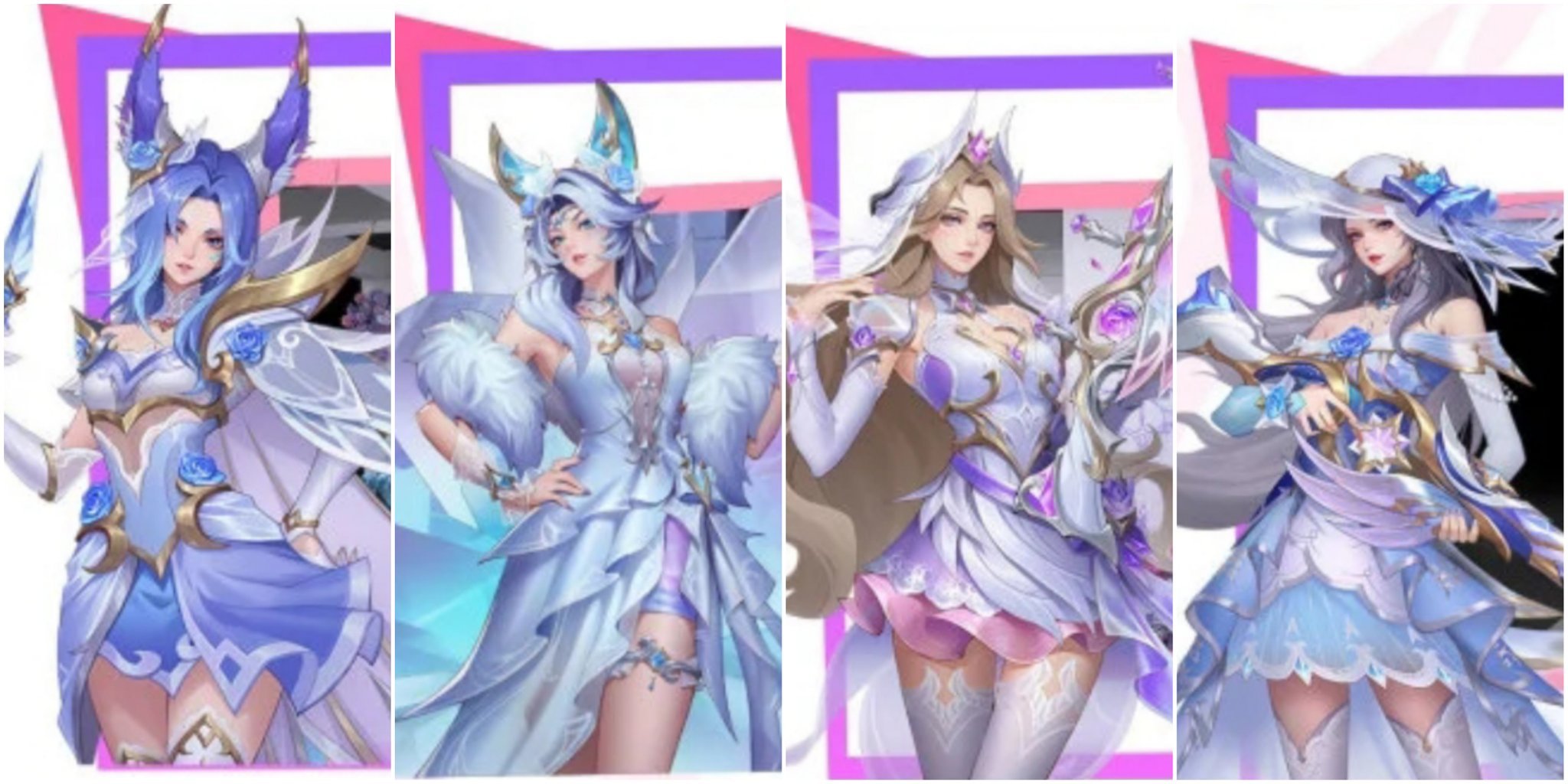 LOL手游水晶玫瑰皮肤立绘英雄联盟 ​​​