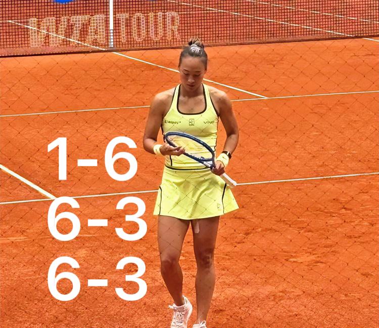 郑钦文赢了、开心！！
肯宁：啥又是被逆转[流泪]、多哈一次就够了，马德里又来[流