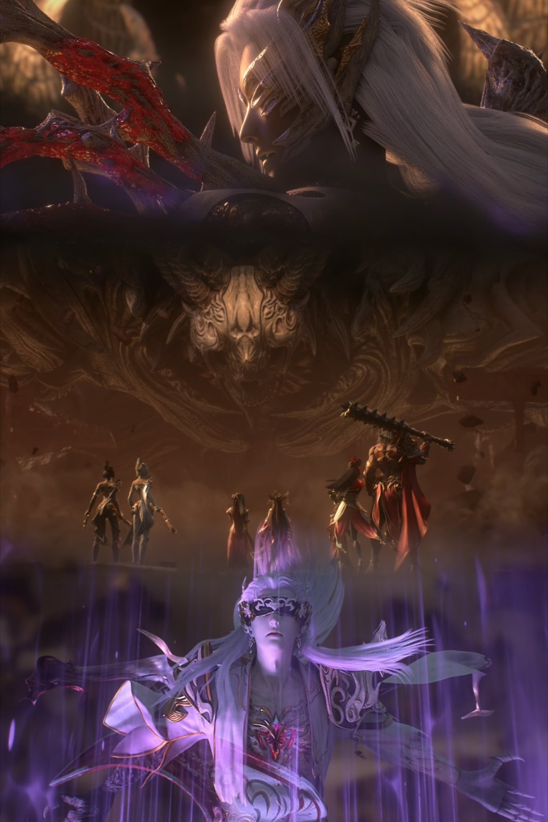 #完美世界火灵儿回眸宿命感#🔥#国漫点评团# 完美世界剧场版最新预告来啦！火灵