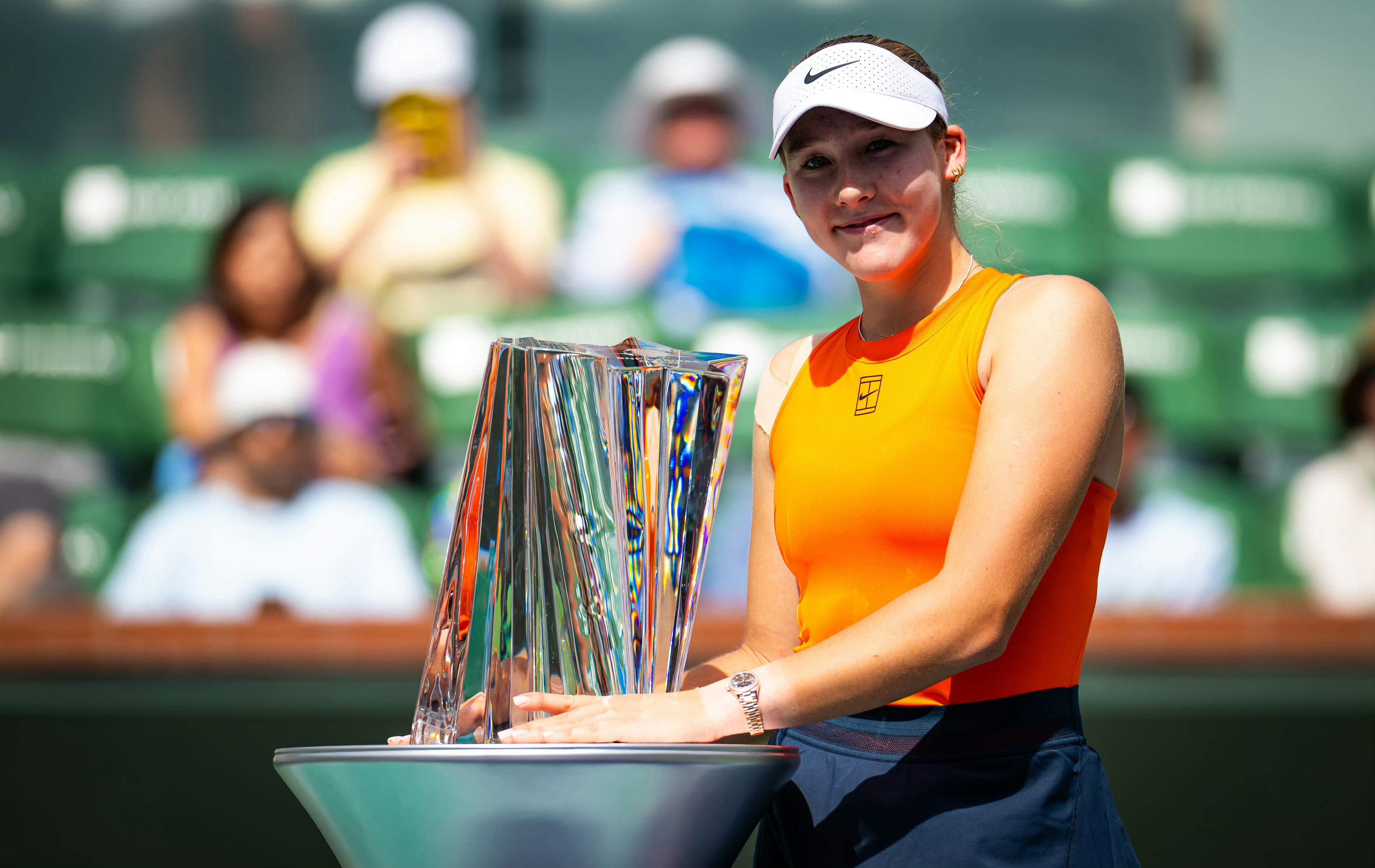 米拉·安德列娃夺WTA1000赛第二冠🏆印第安维尔斯站决赛，17岁的米拉·安德