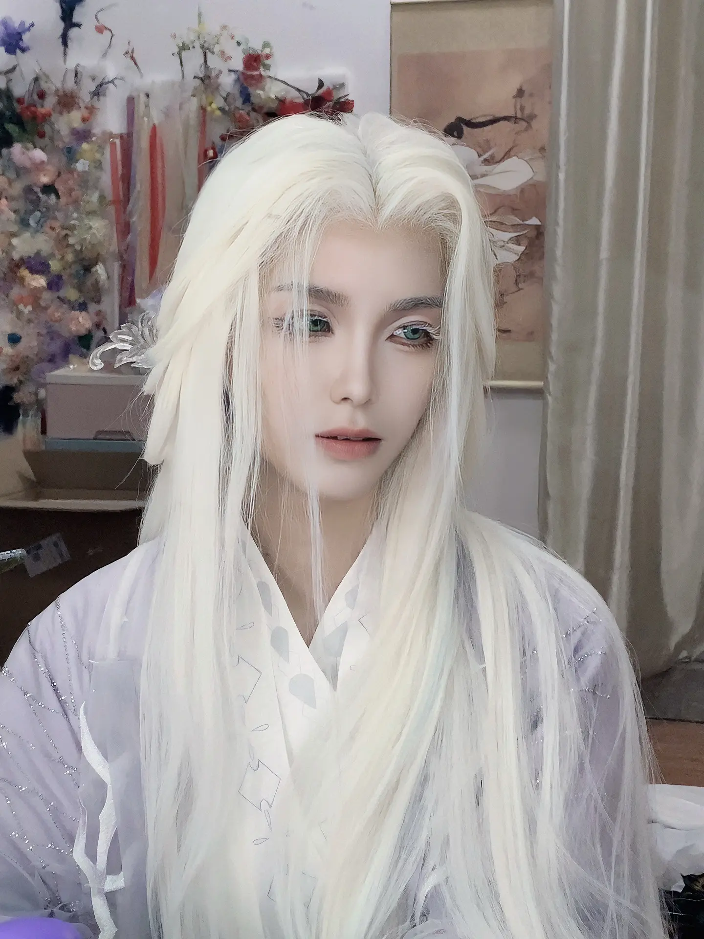 如鸢 左慈 cos 师尊 白毛