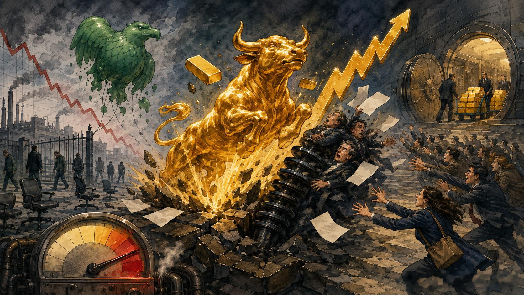 美国非农爆冷金价飙升美国非农爆冷，黄金三天狂飙300美元：逼空之后，第二轮行情或