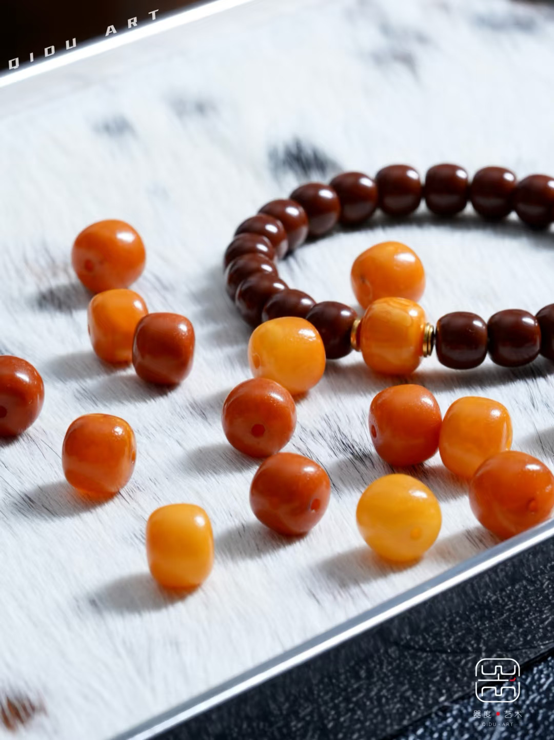 一两张的橘子糖豆蜜蜡🍊猴头配串神器❗️