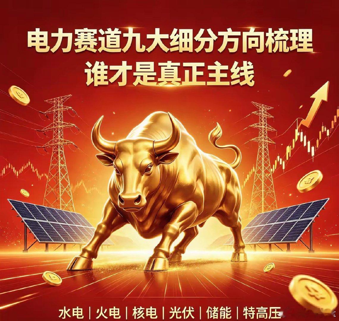 电力赛道九大细分方向梳理：谁才是真正主线当前电力赛道迎来结构性爆发，全产业链细分