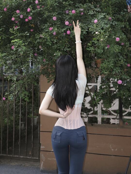 我与春天，隔着一面花墙
