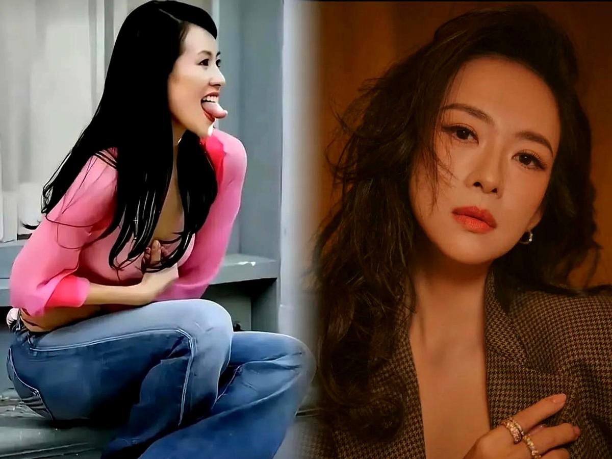 说章子怡跟风混圈子，这可真是有点冤枉了啊。

最近有留学生流行吐舌头拍照，一些网