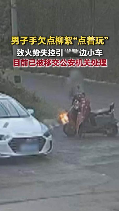 都是手欠惹的祸啊！随手点燃杨柳絮，一分钟引燃车辆，无知行为代价沉重
 
近日，江