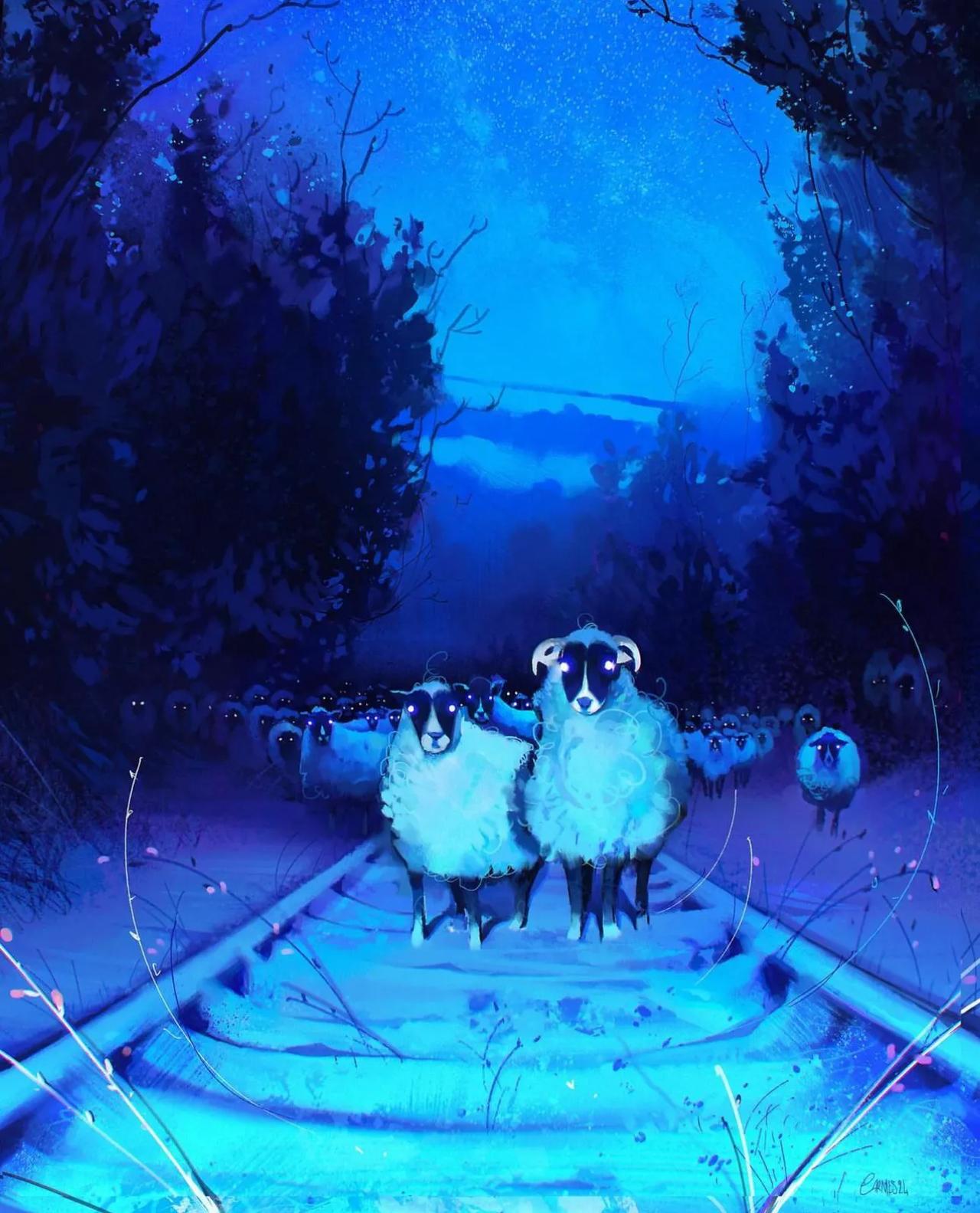 jocelin carmes ​​​的艺术插画作品