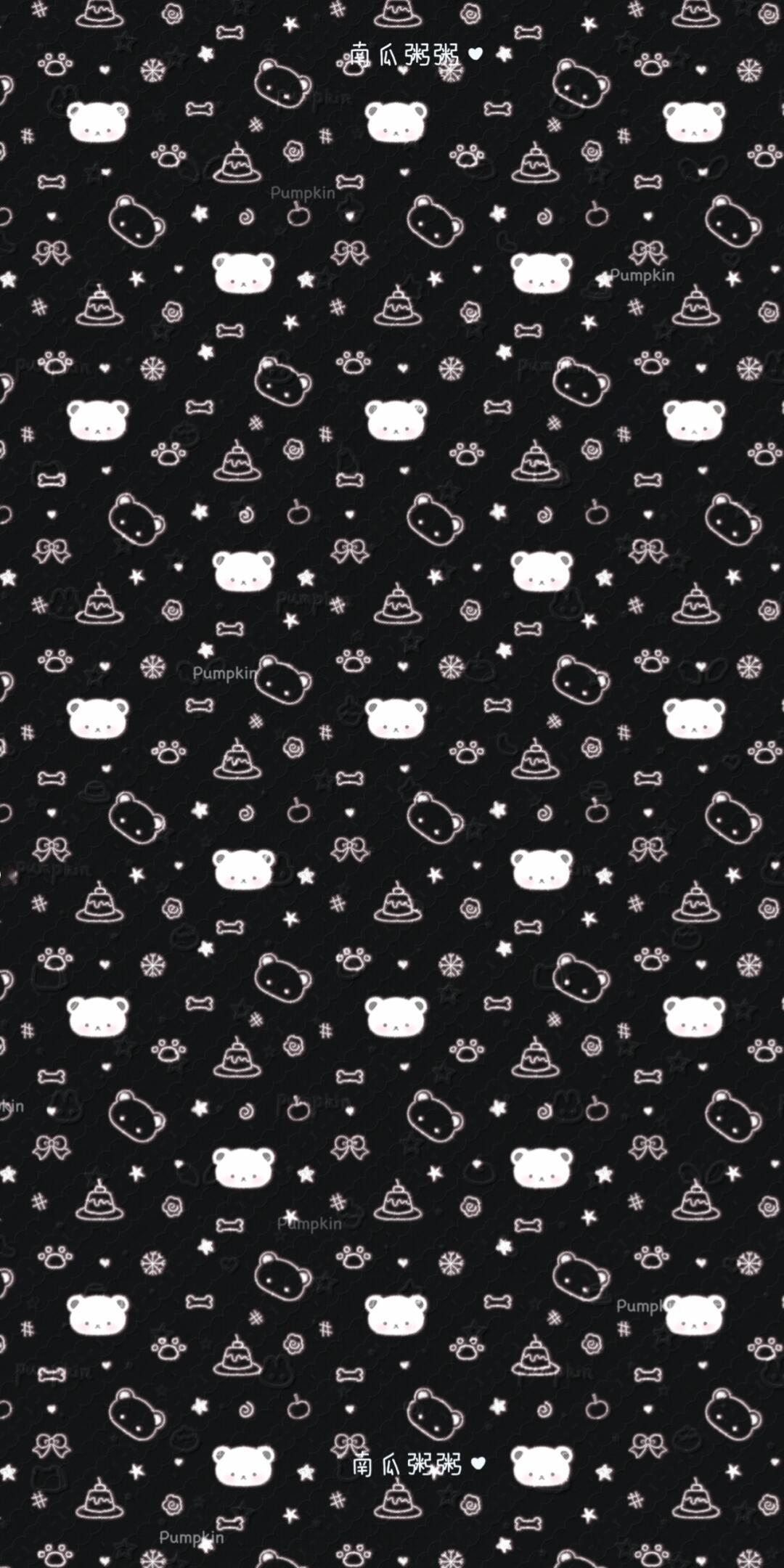 深色模式平铺壁纸🐾 