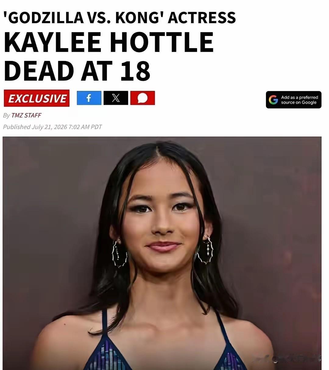 凯莉·霍特尔走了。
不是死于疾病，
不是死于贫困，
死于一场本可以避免的超速车祸