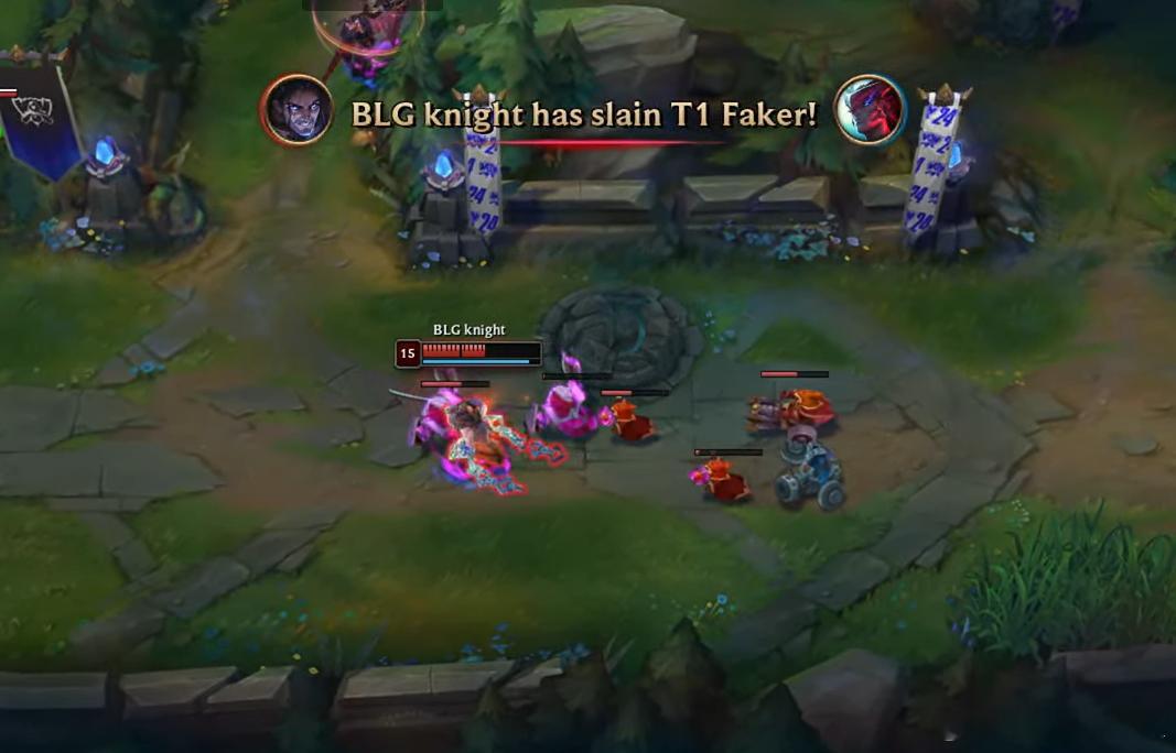 Knight决赛单杀Faker！BLG即将先下一城！#BLG红破蓝##Knigh