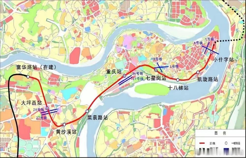 重庆人有福啦！2月19日，轨道交通18号线北延工程十八梯站—七星岗站区间右线盾构