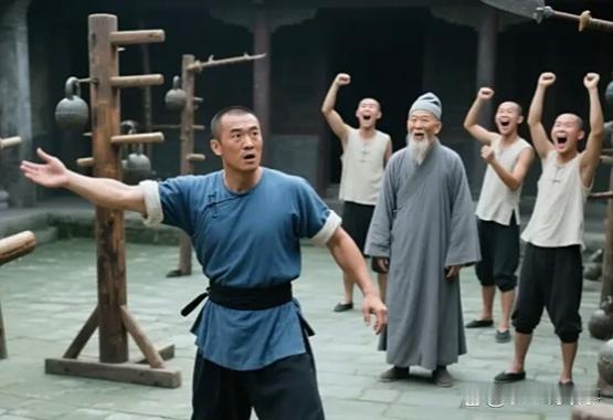 清朝光绪年间，武师解奎元伸手把一个上门挑战的老僧抛到一丈开外，徒弟们大声喝彩。待