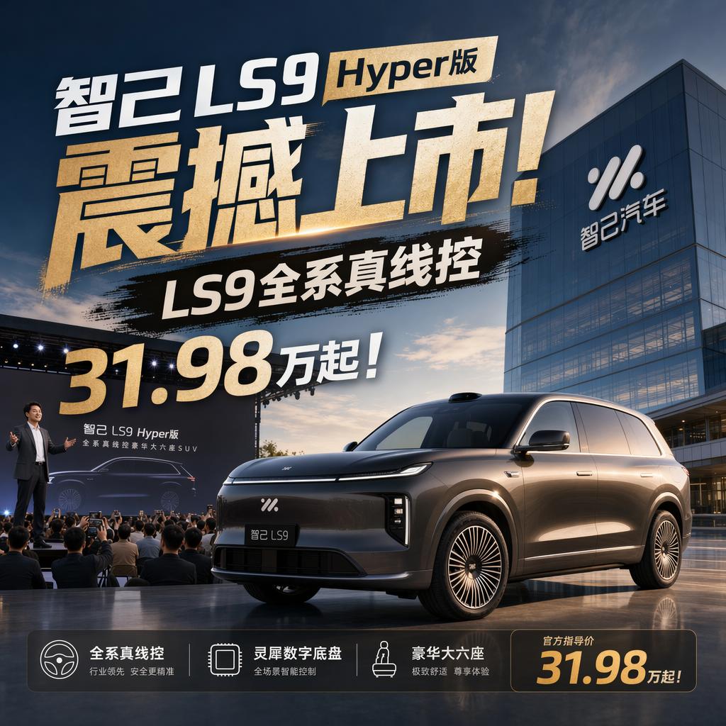 很多人买大六座SUV，都默认它开起来像开船，车大就得牺牲操控。
但智己LS9 H