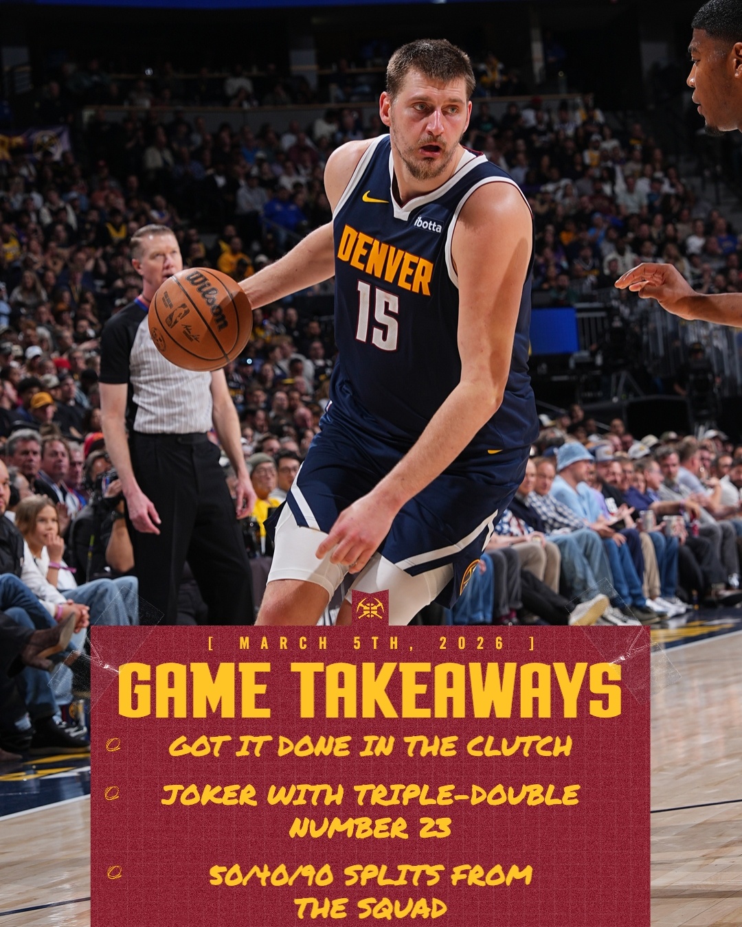 湖人对阵掘金逆转未果遗憾落败后，连胜终结（Lakers Snap Winning