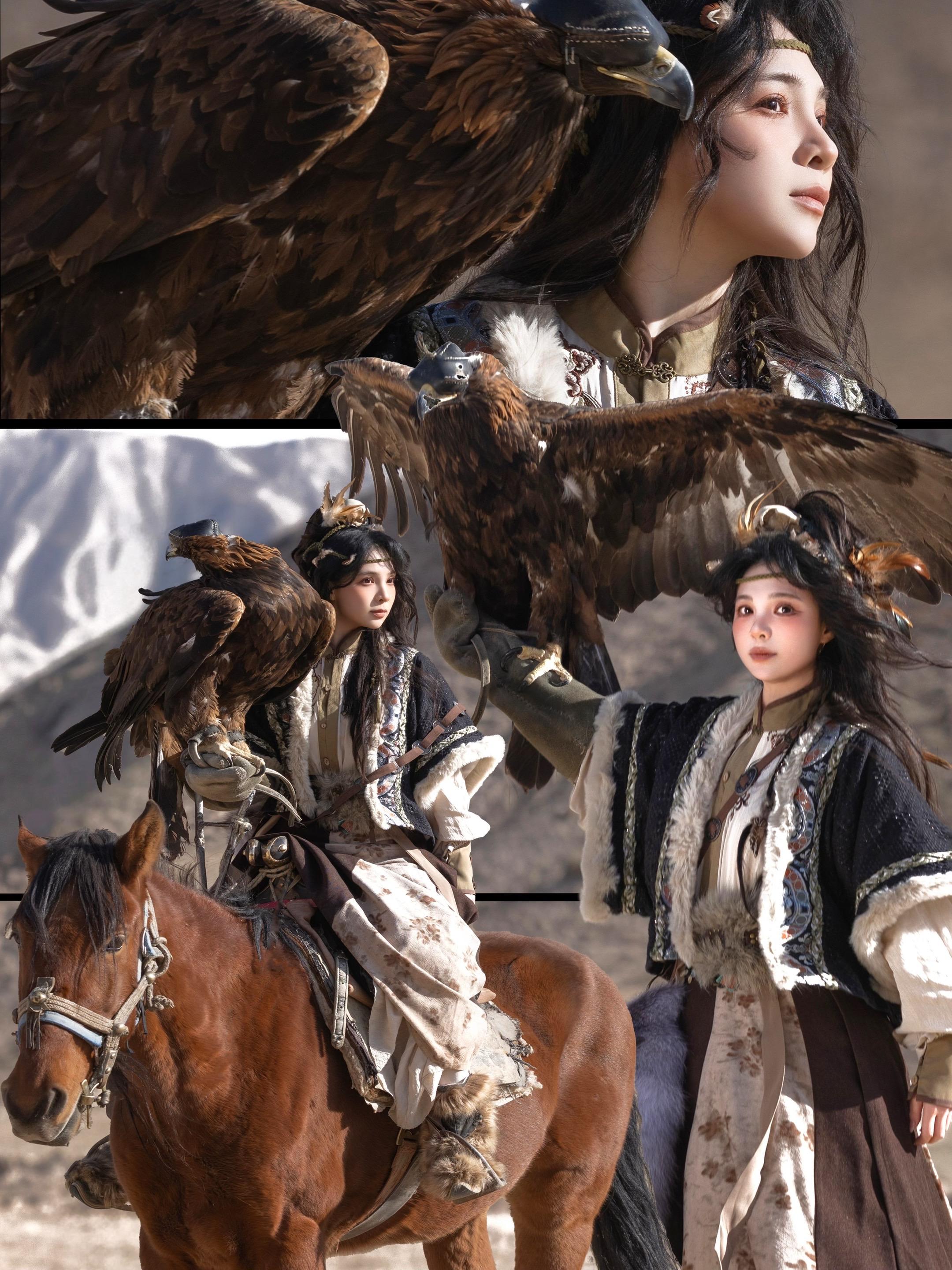 ‘ 是西边鹰族首领的小公主 ’赶在了可以拍鹰的尾巴上 不得不说运气超好...