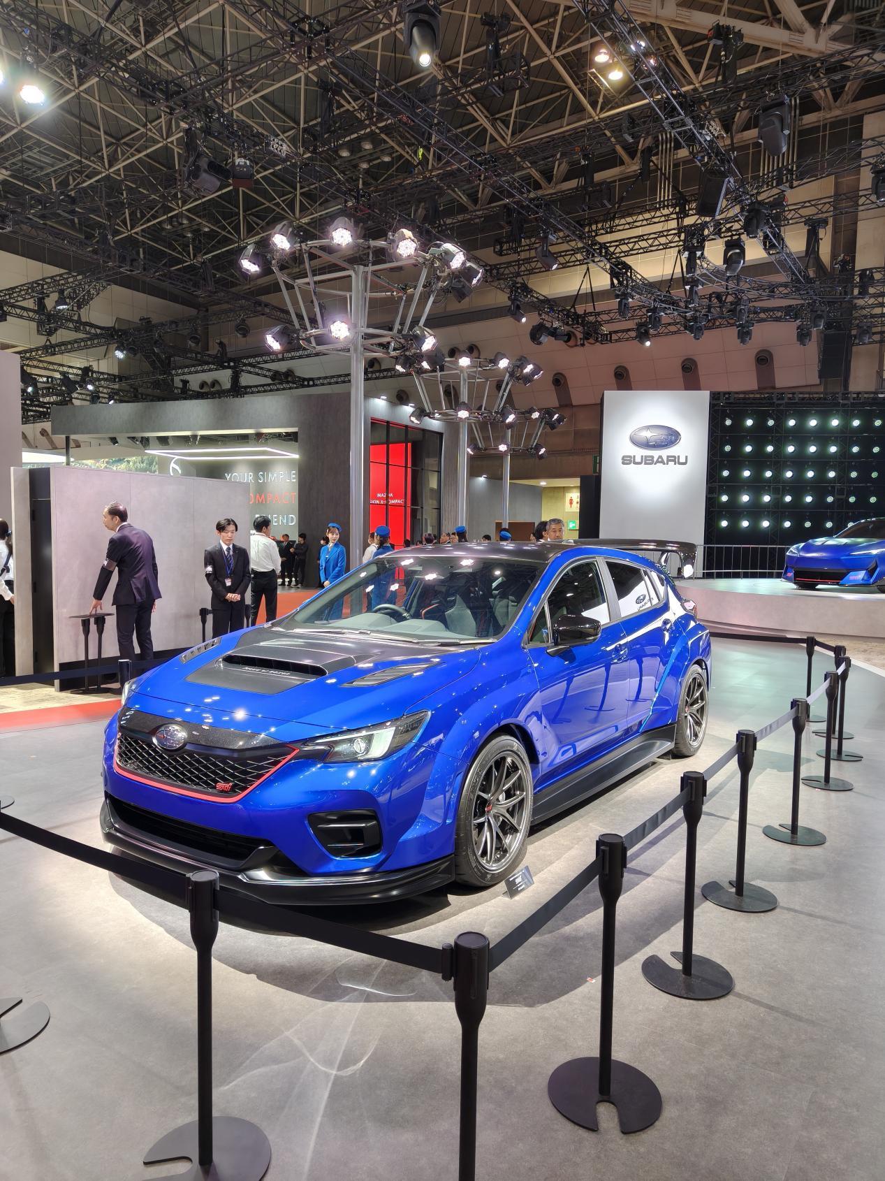 实拍斯巴鲁PERFORMANCE-B STI概念车：传奇随时可以复活，无奈量产成