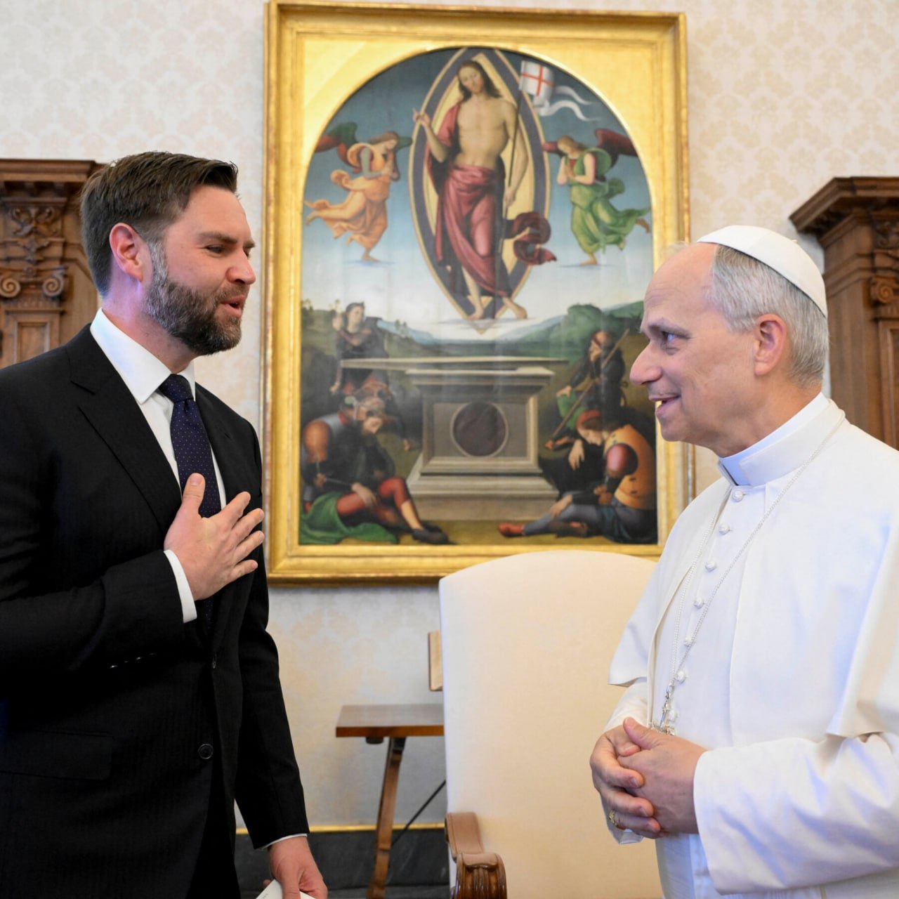 美国副总统JD·万斯去年5月访问梵蒂冈时，亲自向教皇利奥十四世发出邀请，正式邀请