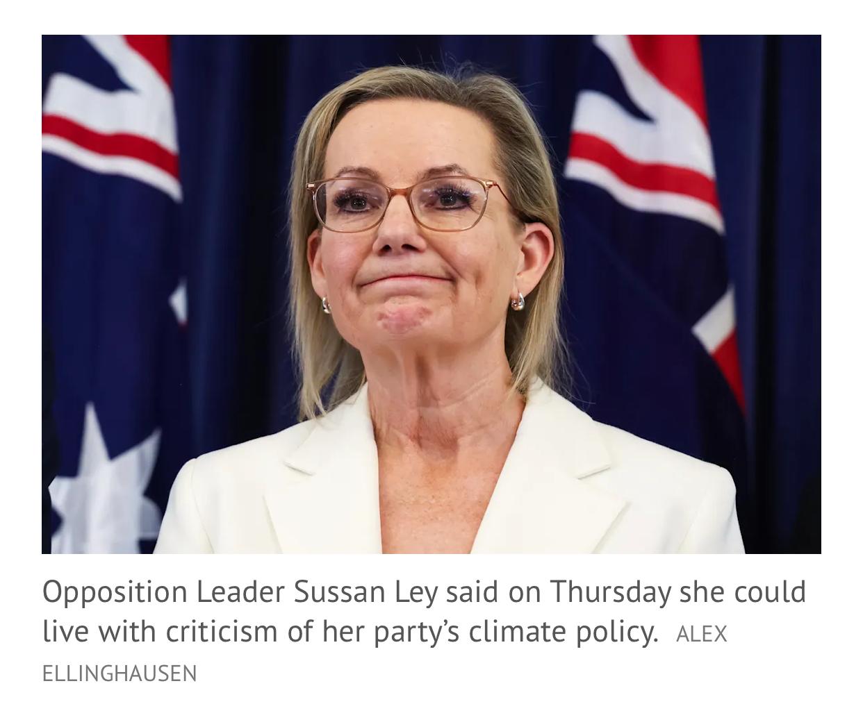 如何应对气候变化的挑战？烧更多的煤！

这是澳大利亚反对党领袖苏三. 李在昨天宣