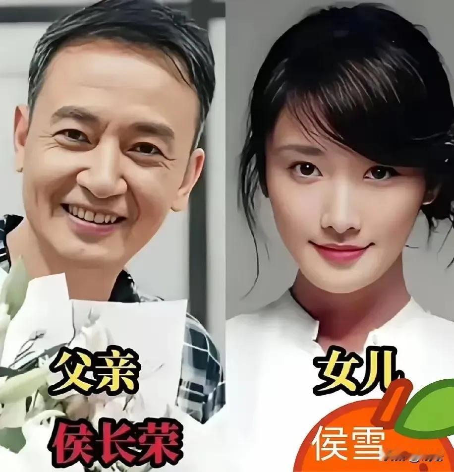 明星父女同框，漂亮的女儿就像一道靓丽的风景，少女感十足。候长荣与女儿，曾志伟与女