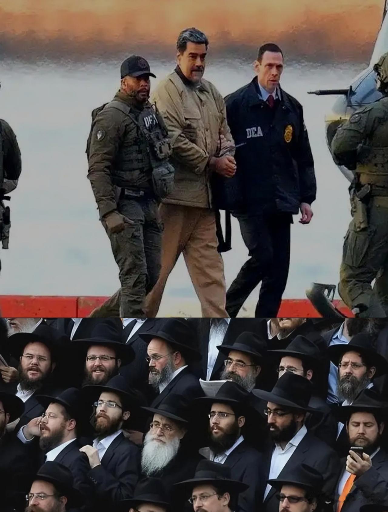 马杜罗不是萨达姆，就是被绑架到美国，估计也死不了！因为，马杜罗是犹太人血统，自有