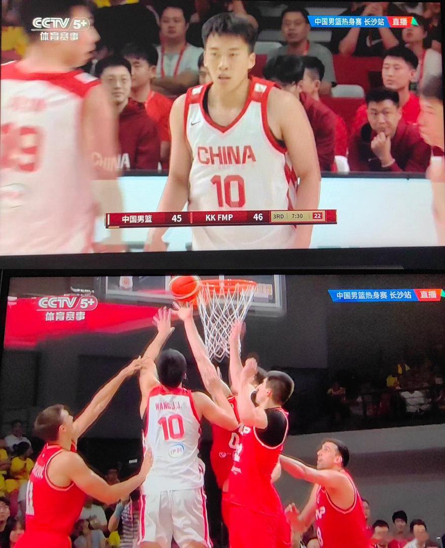 王俊杰化身弹簧人根本落不了地！王俊杰这种对篮板球落点的嗅觉和变态的弹速，就是中国