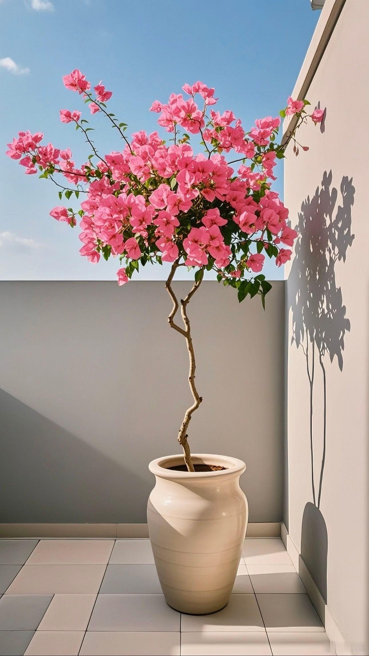 他们是怎么把三角梅养得这么漂亮的！ 