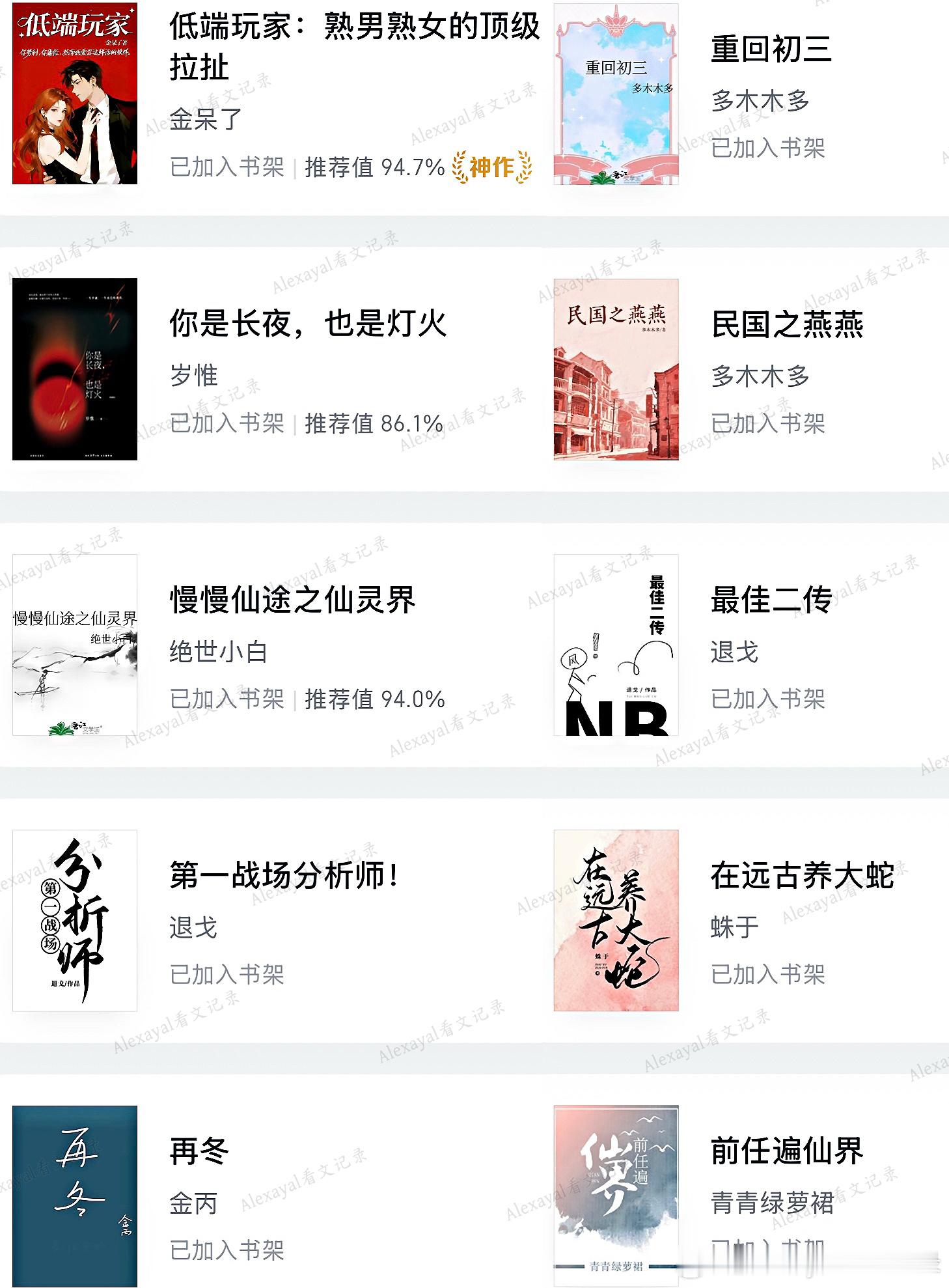 推文   超好看的top细糠文书单｜适合听书的小说推荐⬆️ 博主自留听书版书单（