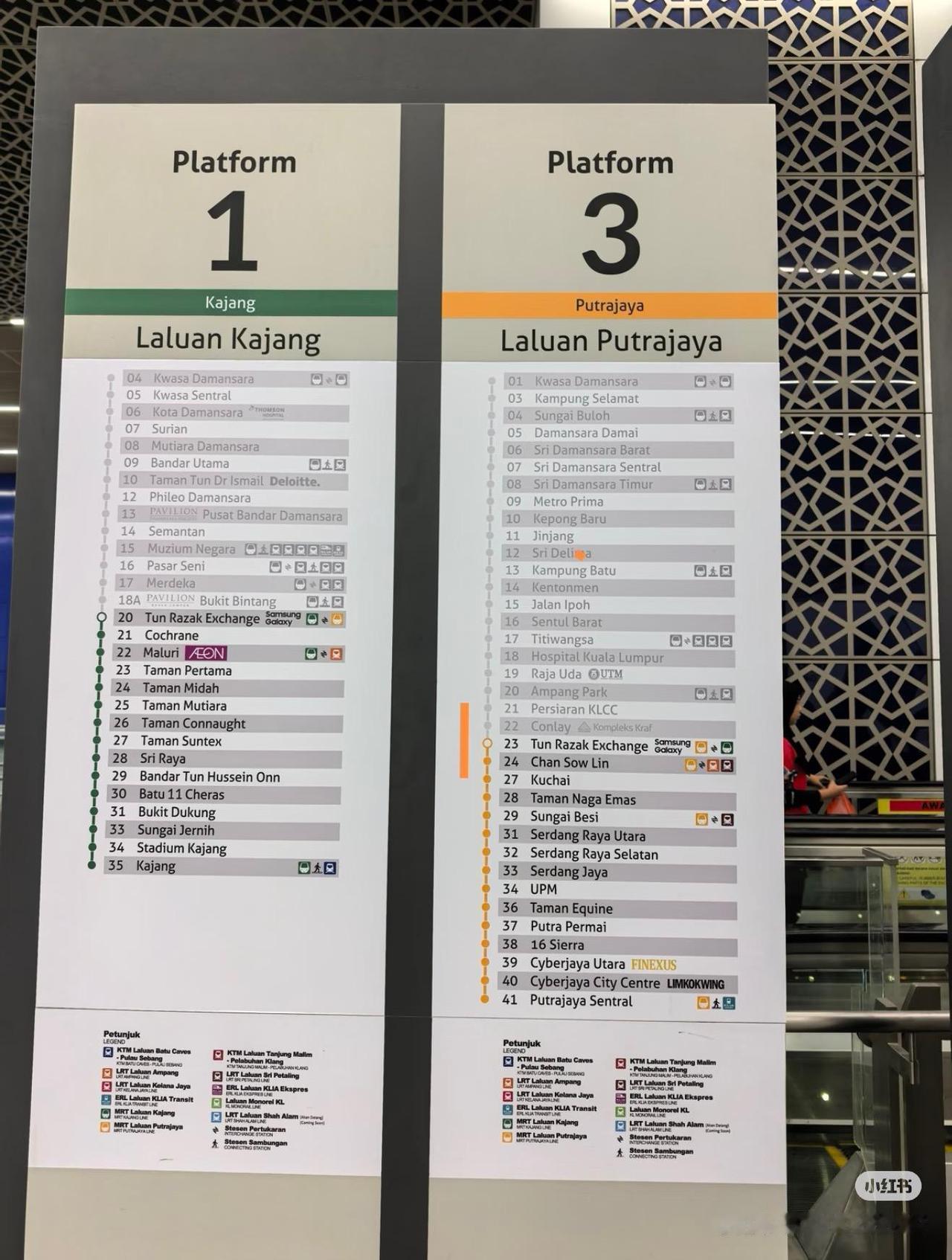 为什么国内的地铁不给站点编号呢？
去吉隆坡游玩，发现吉隆坡的地铁站点会给编号，如