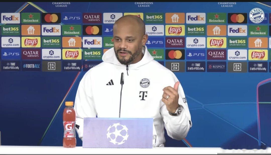 🚨【🗣️拜仁🆚里斯本競技，賽前新聞發佈會，孔帕尼部分🇧🇪】➡️球隊準備