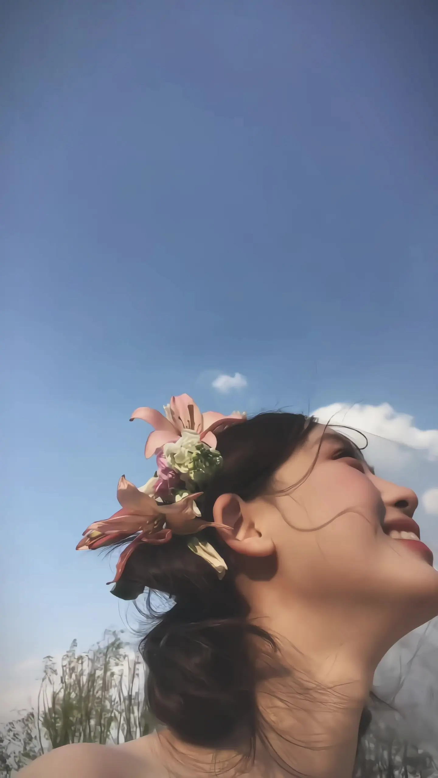 “被你的笑容治愈了，果然是情窦初开始。”
