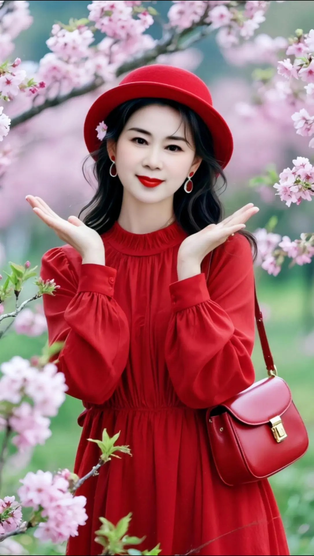 AI春日氛围感自拍 ai创作