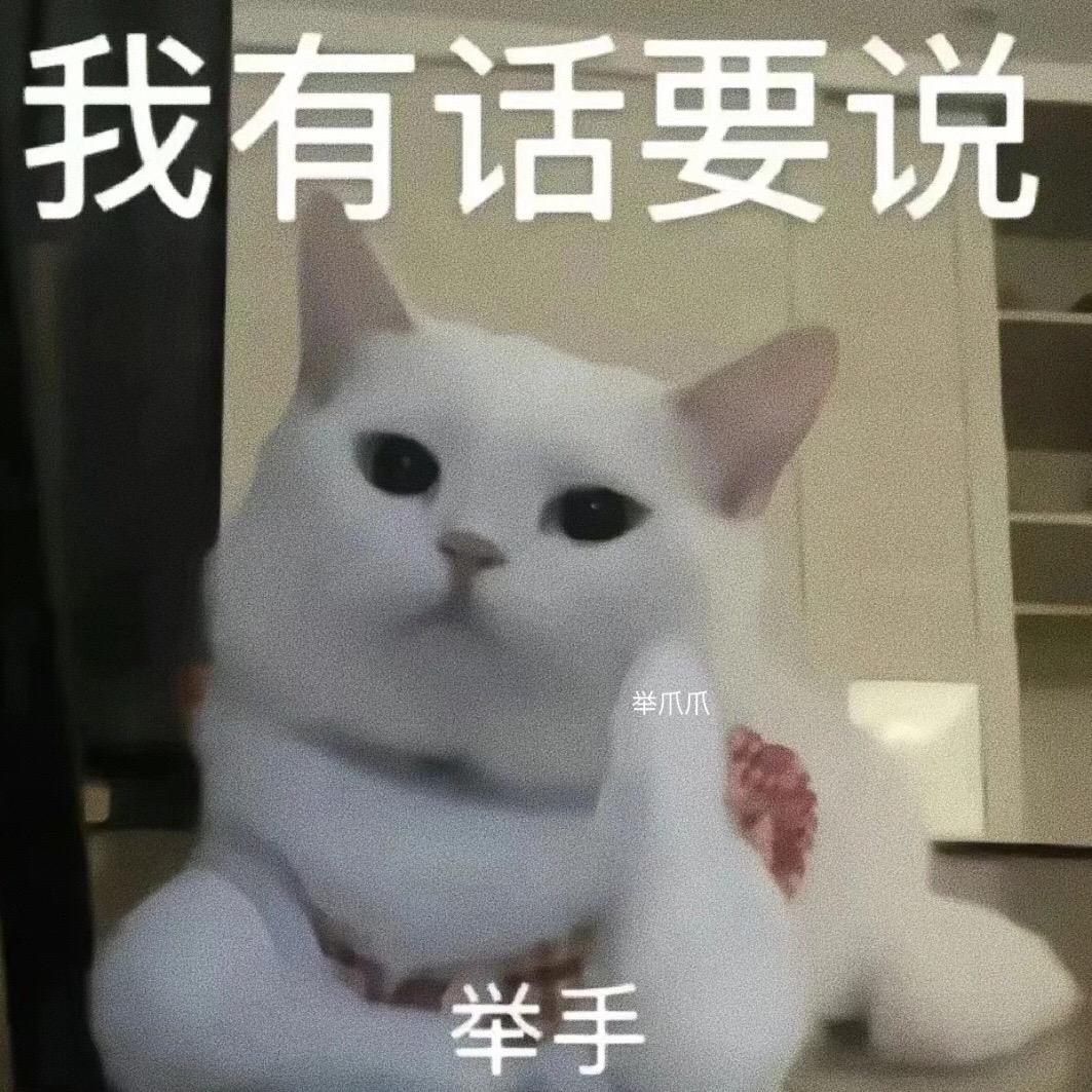 小猫咪觉得事情不简单了。表情包