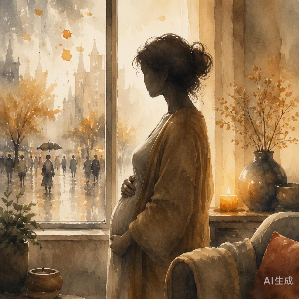 47岁的魏女士在腹痛就医时，才惊觉自己已足月临产。一小时后，女婴顺利降生，全家从